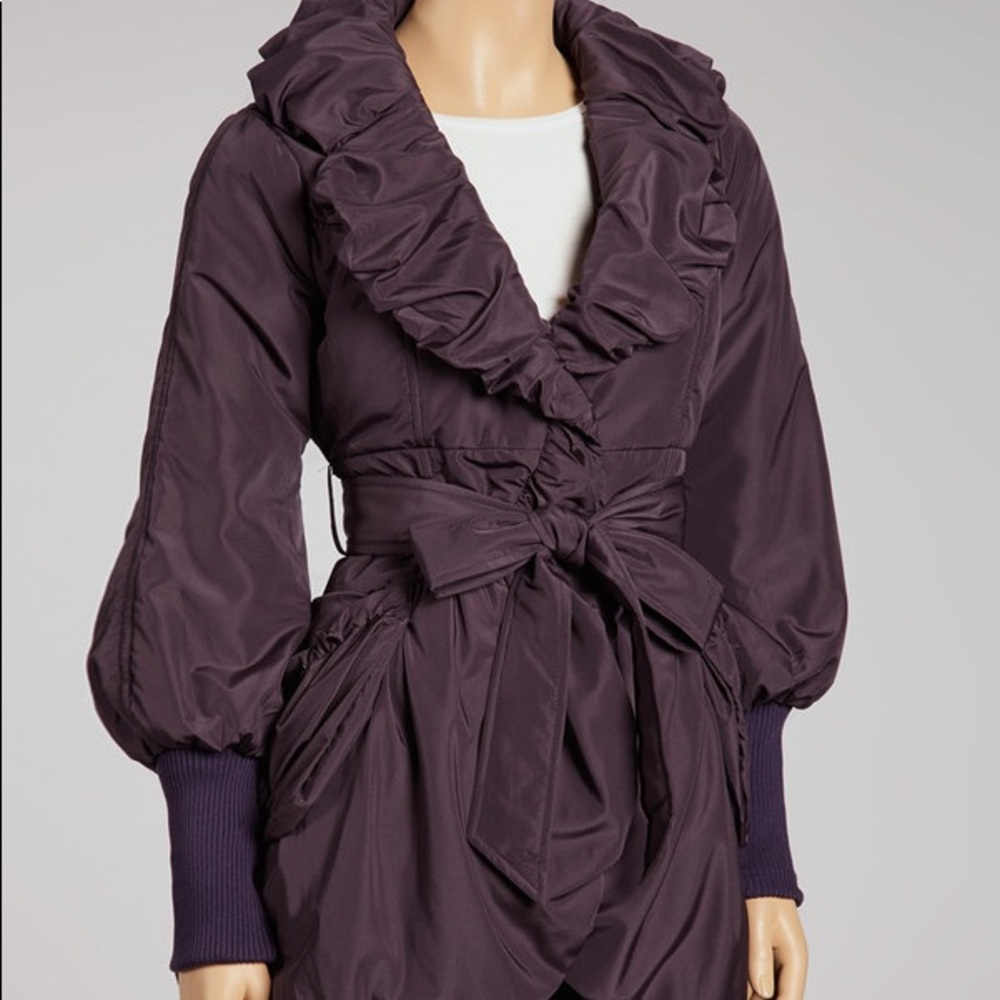 NWT Ryu Ruffle Trench
